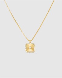Rosefield - Heart Amulet Gold-Tone Necklace