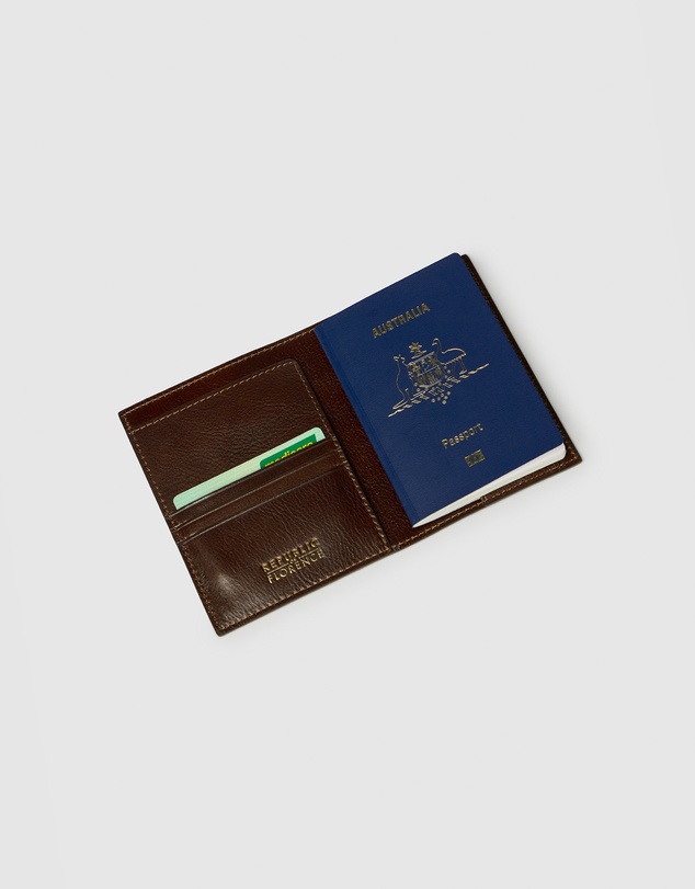 Republic of Florence - Passport Holder Brown