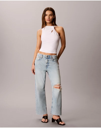 Calvin Klein Jeans - Relaxed Crop Jeans