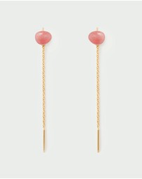 PDPAOLA - Rhodochrosite Lyra Earrings