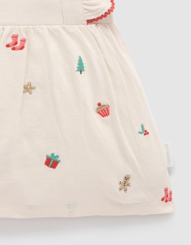 Purebaby - Christmas Dress -Kids-Babies