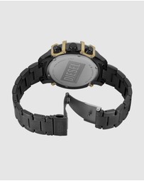 Diesel - Griffed Gun-Metal Chronograph Watch