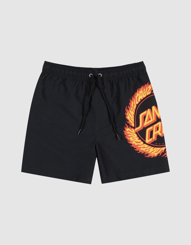 Santa Cruz - Flame Ringed Dot Boardshorts - Teens