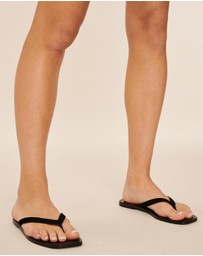 AERE - Suede Thong Sandals