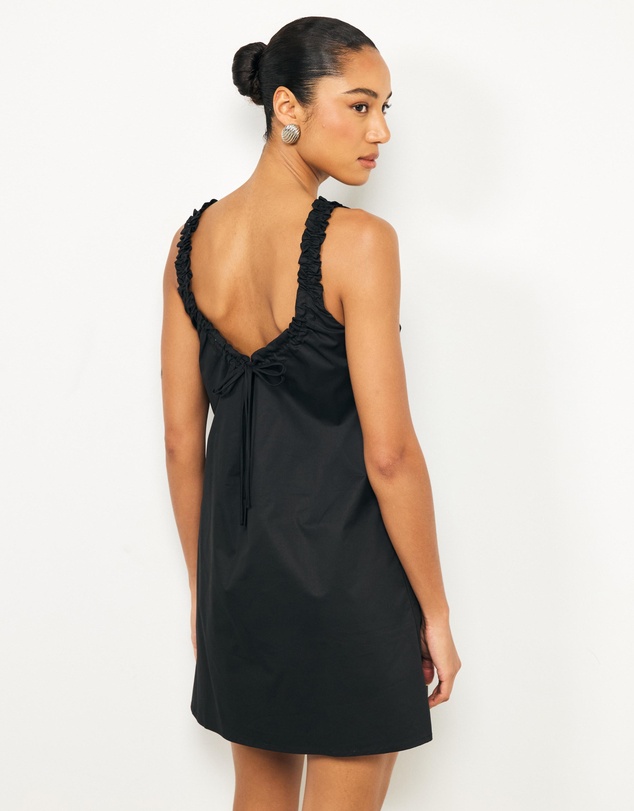 AERE - Vaila Cotton Mini Shift Dress