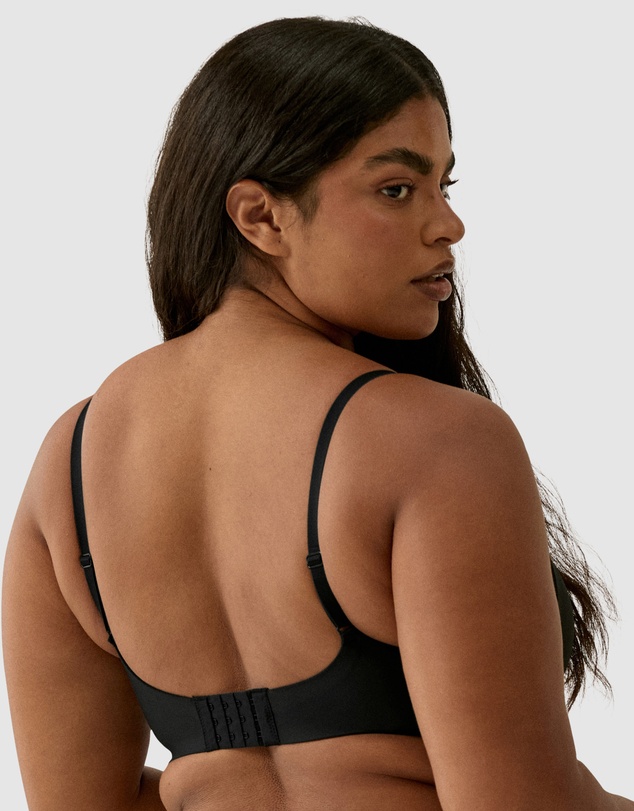 Naturana - Side Smoothing V Neck Wirefree Padded Bra