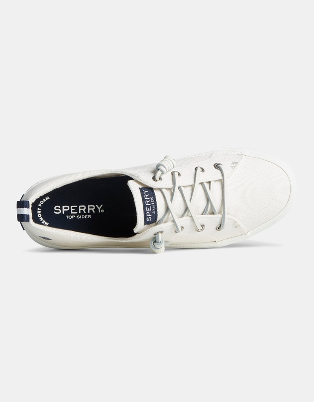 Sperry - Crest Vibe Canvas White Linen- Women's 