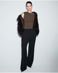 M.N.G - Asymmetrical Top With Rhinestones