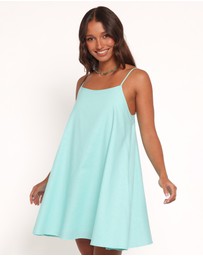 Petal & Pup - Cloella Mini Dress - Aqua