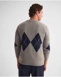 Oxford - Anton Wool Argyle Crew Neck