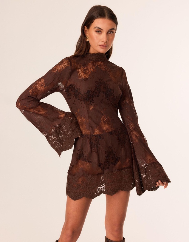 SNDYS - Astra Lace Mini Dress