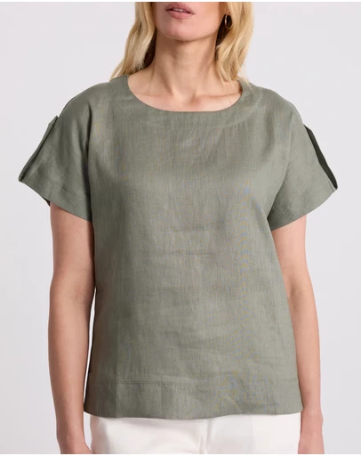David Lawrence - Melinda Linen Mix Tee