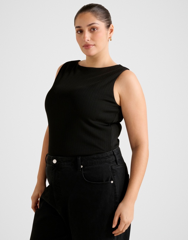 Forever New Curve - Frankie Curve Boat Neck Tank Top