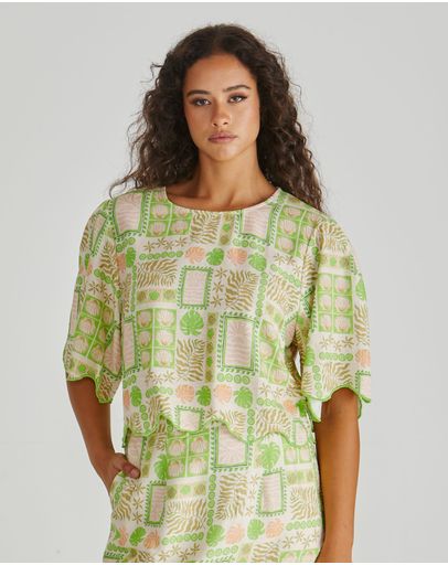 Green Shell Patchwork