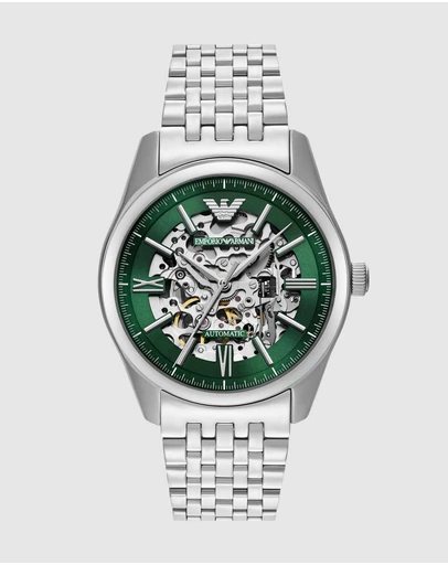 Emporio Armani - Silver Tone Analogue Watch
