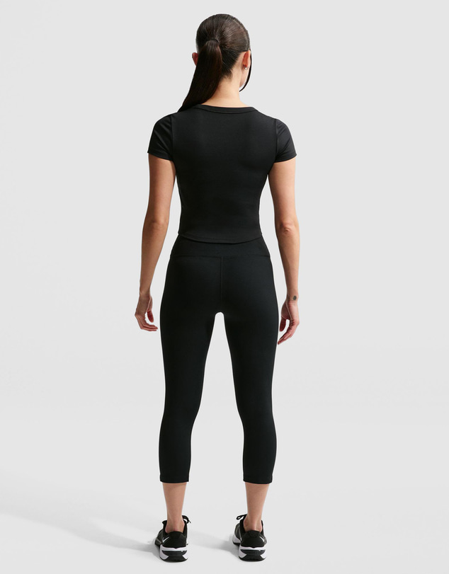 Nike - One Fitted Dri-FIT SS Cropped Top