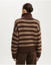 Cotton On - Luxe Funnel Zip Pullover
