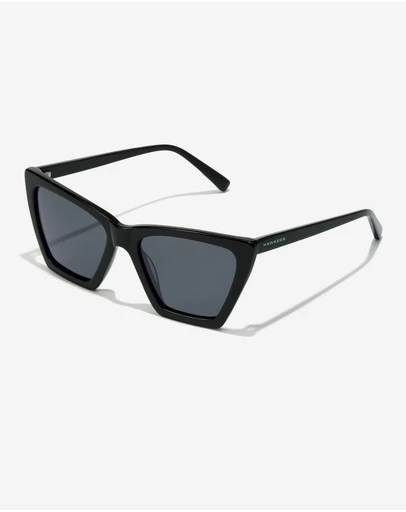 Hawkers Co - Polarized Black Dark Flush Sunglasses for Men and Women UV400