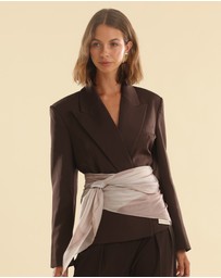 Morgan & Taylor - Evie Light-Weight Scarf in Beige