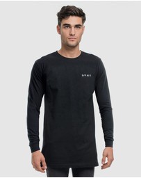 DVNT - Saxon Embroidery Long Sleeve Tee