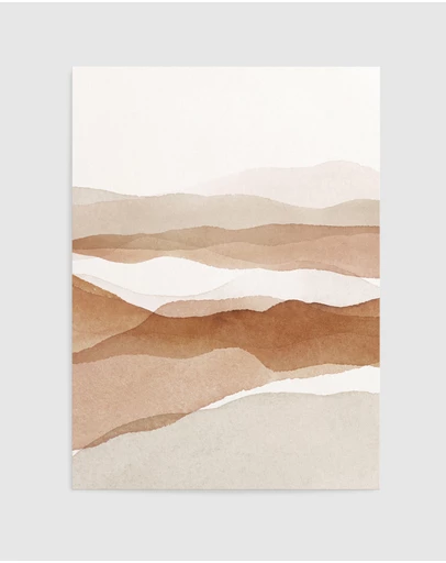 Olive et Oriel - Earthen II Art Print