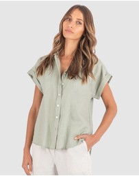 CAMIXA - CAPRI Short Sleeve Linen Shirt
