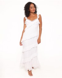 Petal & Pup - Virginia Maxi Dress - White