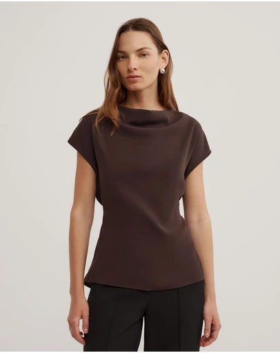 Witchery - Cowl Tie Belt Top