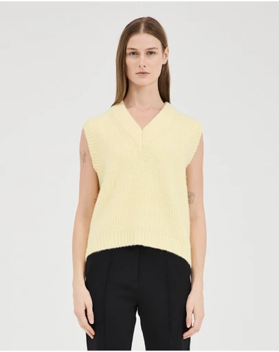 FRIEND of AUDREY - Warner Fluffy Knit Vest