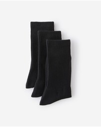 Cotton On - 3 Pack Essential Crew Socks