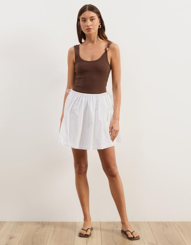 Atmos&Here - Isobel Cotton Mini Skirt