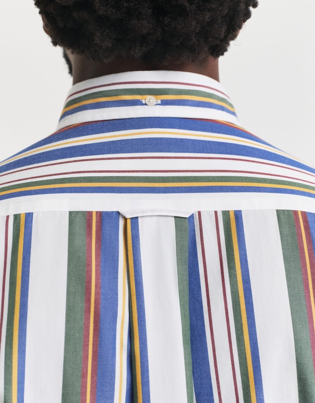 Gant - Regular Fit Multi Striped Classic Poplin Shirt