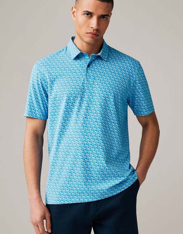NEXT - 100% Cotton Print Polo Shirt
