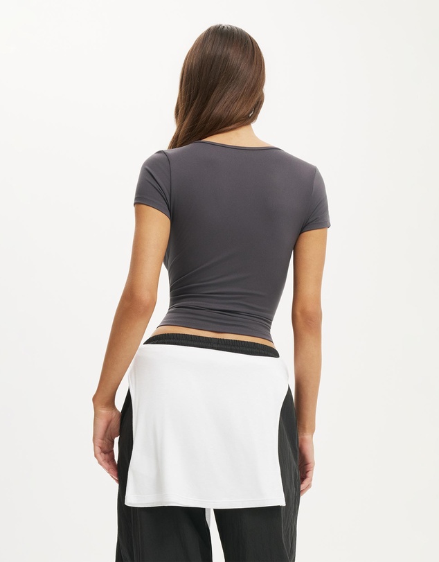 Cotton On Body Active - Ultra Soft Scoop Neck Fitted Tshirt