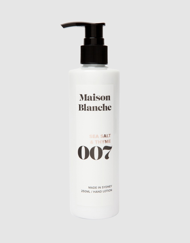 Maison Blanche - 007 Sea Salt & Thyme - Hand Lotion