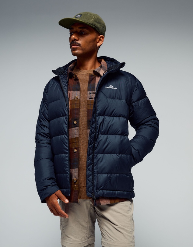 Kathmandu - Epiq Hooded Down Puffer 600 Fill Warm Winter Jacket