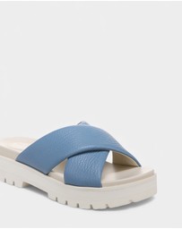 Vionic - Vesta Flatform Lug Sandal - Blue Shadow