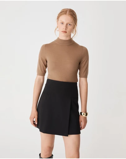 Forcast - Ellen Wool Short Sleeve Knit