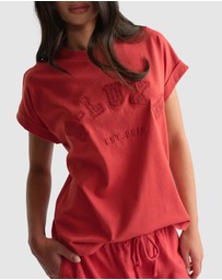 Decjuba - D-Luxe Collegiate Tonal Tee