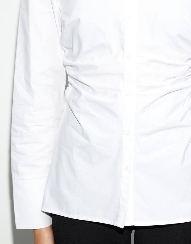 Dazie - Tia Ruched Button Up Shirt