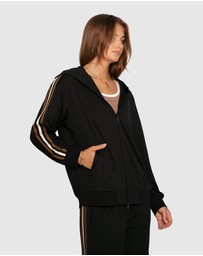 Belle & Bloom - Ready To Go Striped Sleeve Jacket