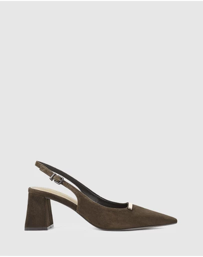 Siren - Yaz Sling Back Block Heels