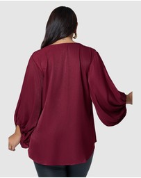 Pink Dusk by Curve Project - Lover Boy Blouse