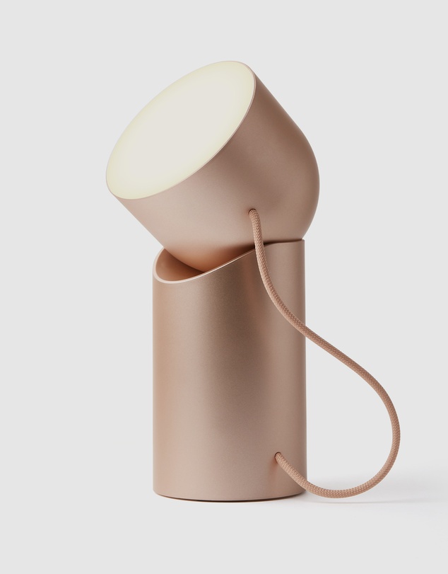 Lexon - Lexon Orbe Portable Led Lamp With Moving Head - Gold