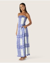 MOS The Label - Jordi Strapless Midi Dress
