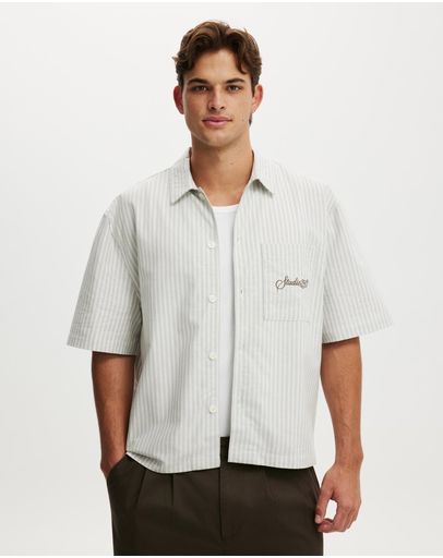 Grey Stripe Emb