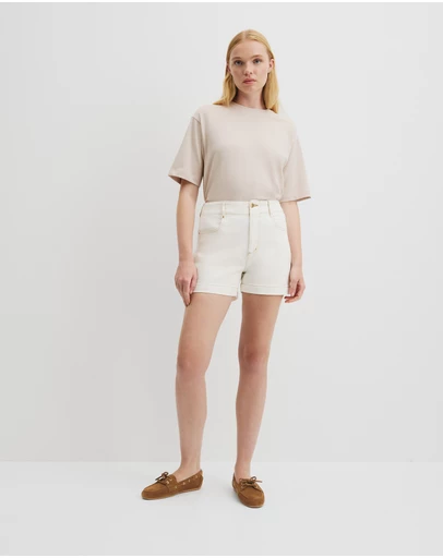 Country Road - Denim A-line Short