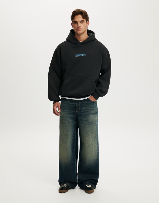 Cotton On - Box Fit Graphic Hoodie