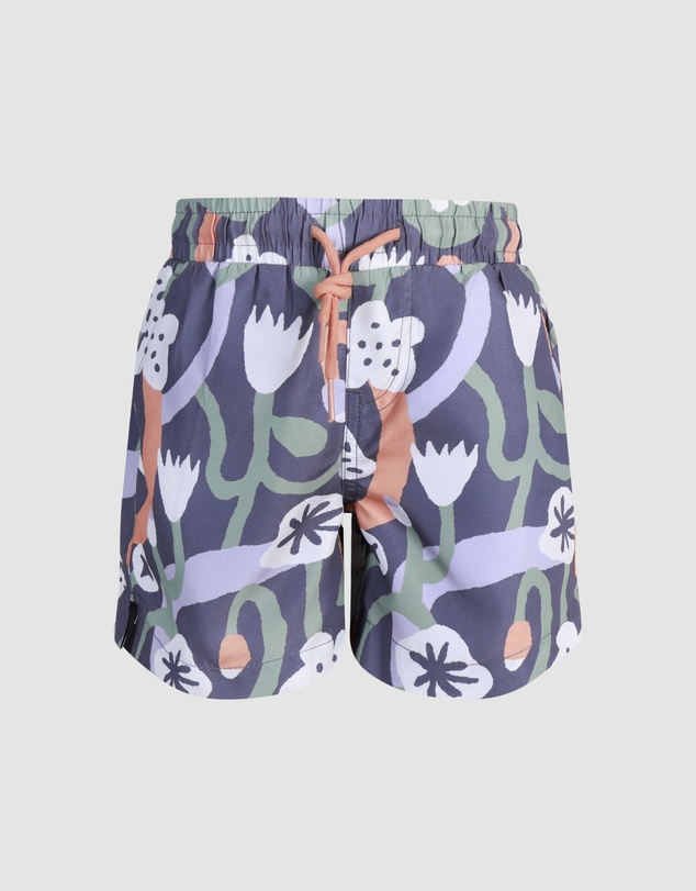 Skwosh - Nan's Backyard Boys Swim Shorts in Navy