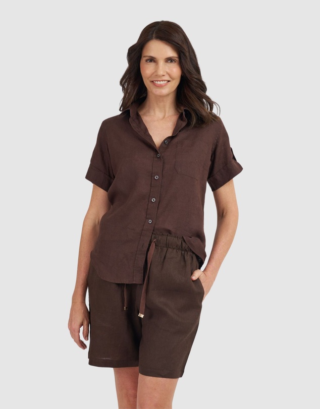 CAMIXA - Panthea Linen Shorts
